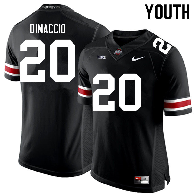 Youth #20 Dominic DiMaccio Ohio State Buckeyes College Football Jerseys Sale-Black